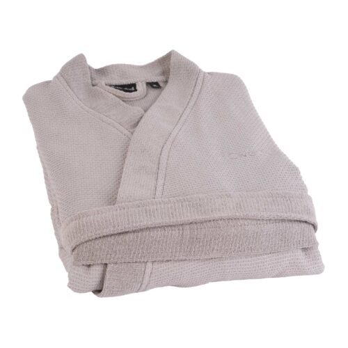 Peignoir de bain gris XL + sachet – Image 2